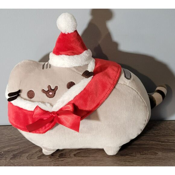 2016 Pusheen Santa Christmas Limited Edition Plush Cat Stuffed Animal Pre-Owned